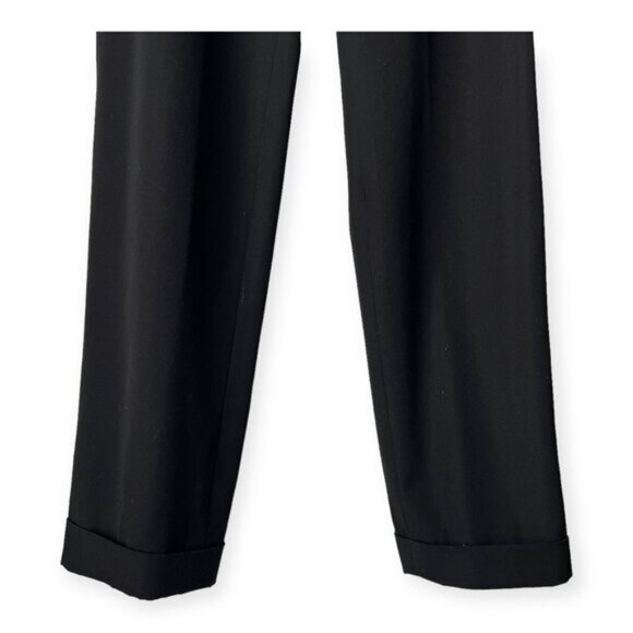Chanel Black Wool CC Logo Skinny Wool Pants - Picture 6 of 10